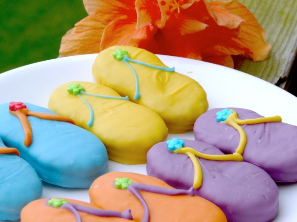 Nutter Butter Flip Flops