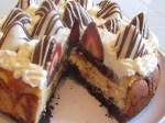 Chocolate covered Strawberry Cheesecake