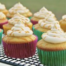 Butter beer cupcakes