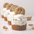 Mini chocolate chip cookie cheesecakes