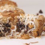 Gooey filling in Seven layer cups!