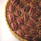 Pecan and chocolate pie