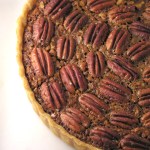 Pecan and chocolate pie