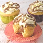 Cinnamon Roll Filling in a yummy cupcake!