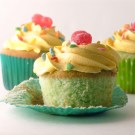 Yummy Lime Cupcakes with Lemon Butter cream Frosting!