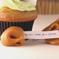 MISfortune cookies with caramel apple cupcakes