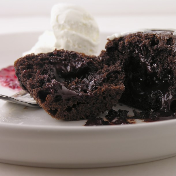 Chocolate molten lava cupcake!