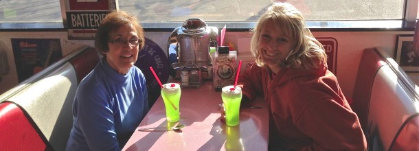 Having fun while the candy cools!