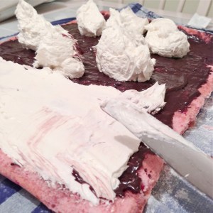 Add buttercream over chocolate!!  YUM!