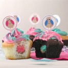 Gender reveal cupcakes5