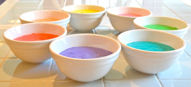 Pretty cake batter!!!