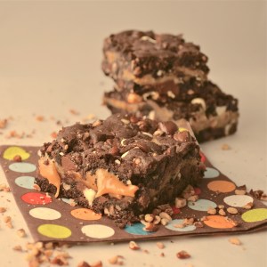Turtle brownie Bar