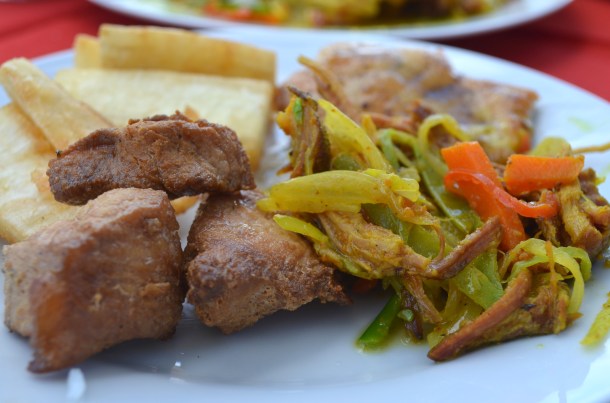 Amazon sampler: Jungle pig, Cayman and Paiche (Arapayma)