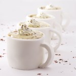 Mocha cupcakes in edible fondant mug