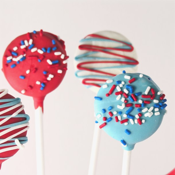 Patriotic Oreo Pops!!!
