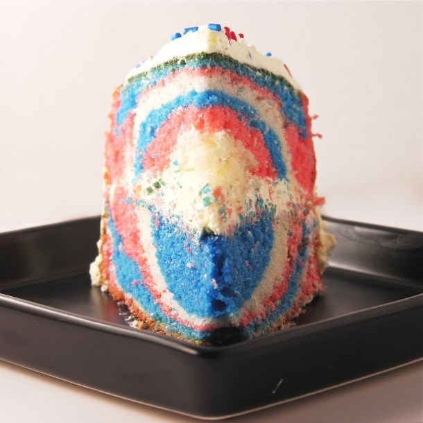 Patriotic Tie-Dye Cake!!!