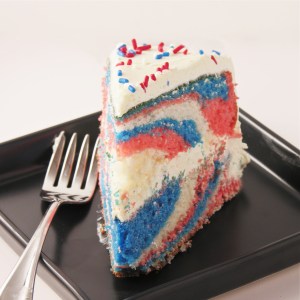 Patriotic Tie-Dye Cake!!!!