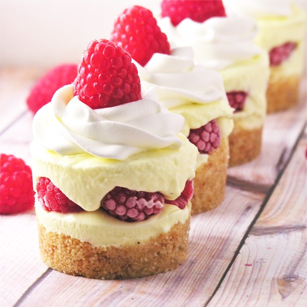 Raspberry Lemon Cream Cups!!!