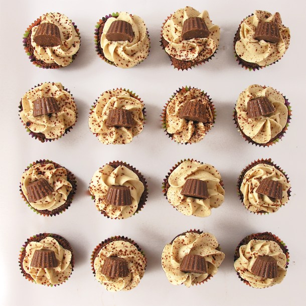 Peanut Butter Fudge Cupcakes!!!