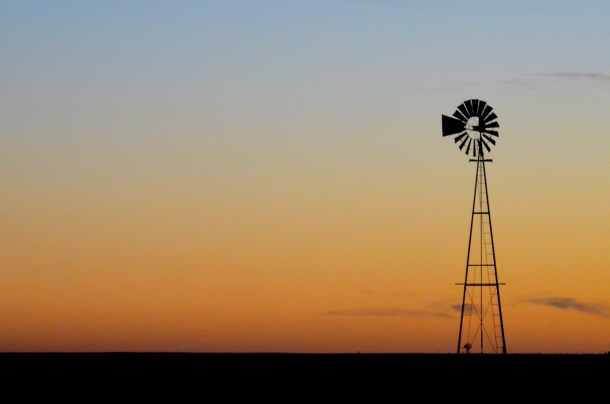 Sunset over New Mexico