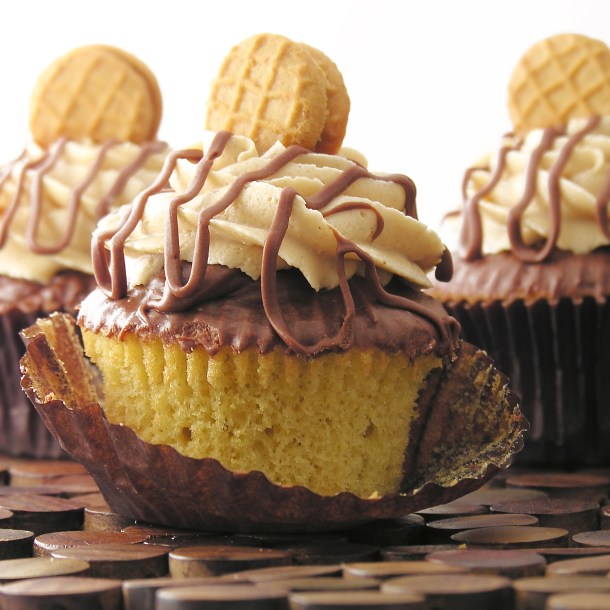Peanut Butter Cupcakes!!!!