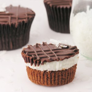 Coconut Brownie Cups
