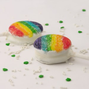 Rainbow Oreo Pops!!!