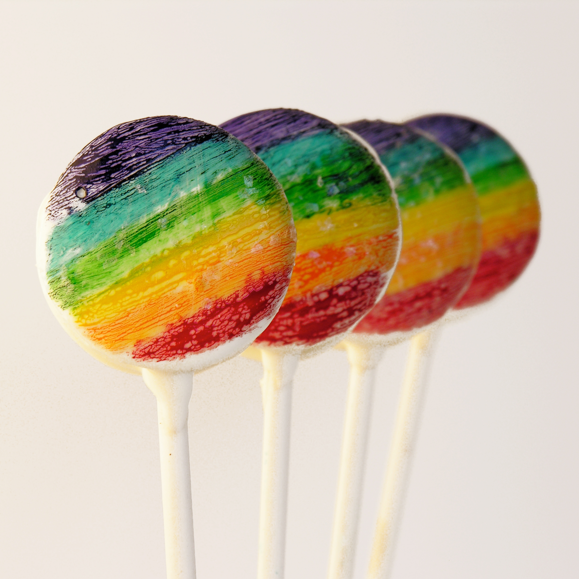 Rainbow Oreo Pops!!!