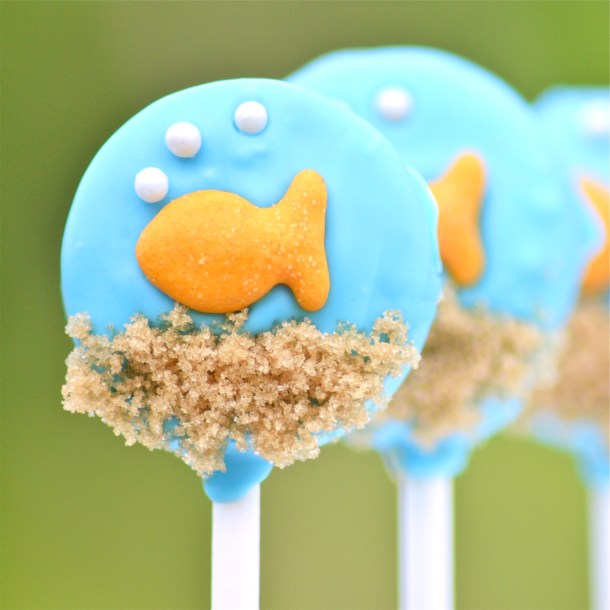 Goldfish Oreo Pops!