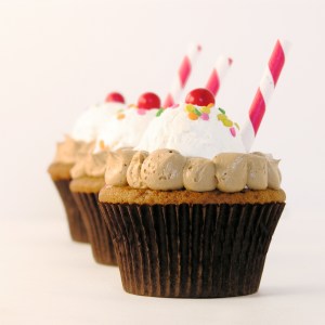 Root Beer Float Cupcakes!!!!