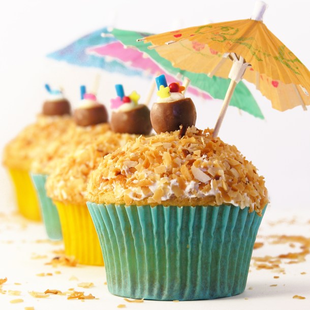 Pina Colada Cupcakes!