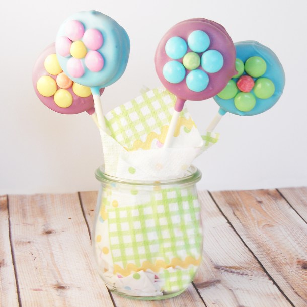 Flower Pot Oreo Pops