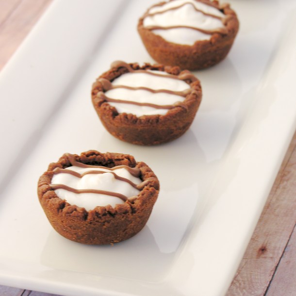 Fudge Stripe Cookie Cups