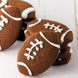 Chocolate Football Cookies!