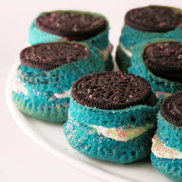 Upside Down Oreo Cupcakes