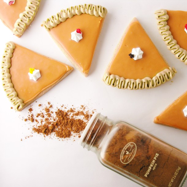 Pumpkin Pie Cutout cookies!