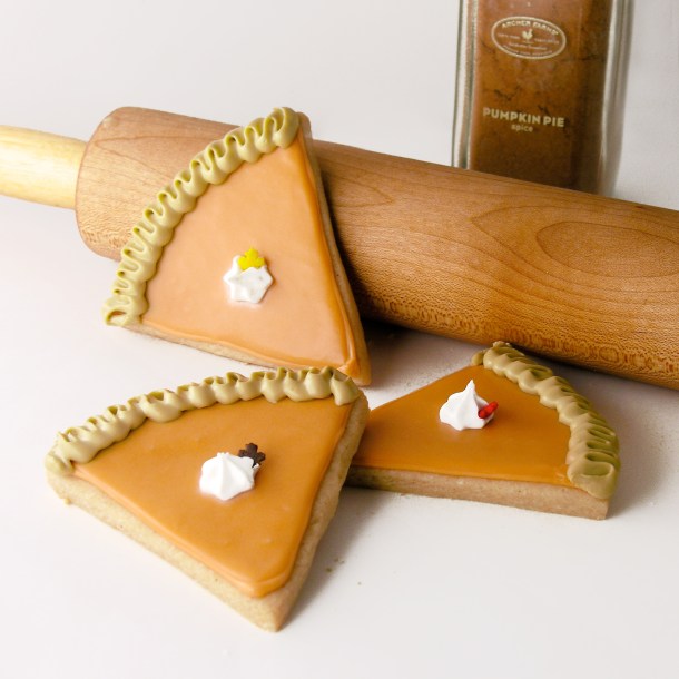 Pumpkin Pie Cutout Cookies