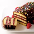 Raspberry Fudge Layer Cake1