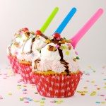 Banana Split Cupcakes