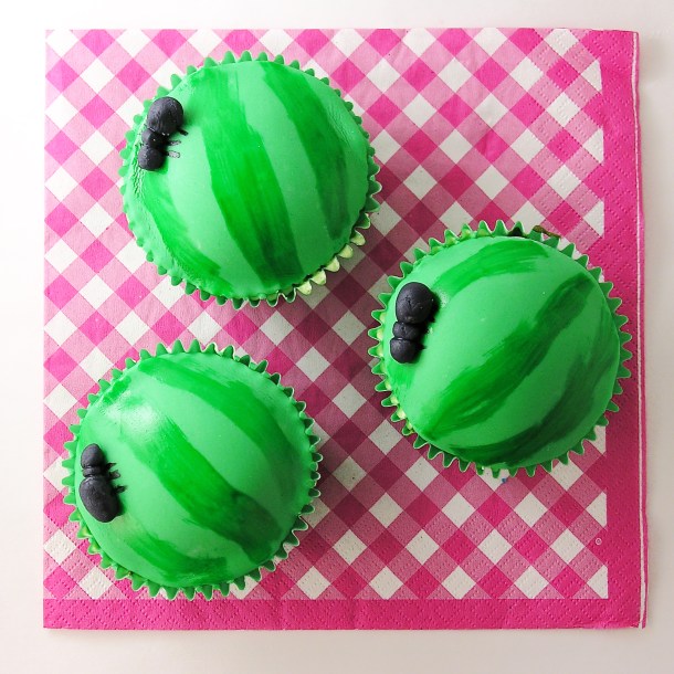 Watermelon Cupcakes