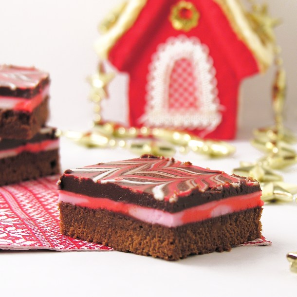 Candy Cane Brownie
