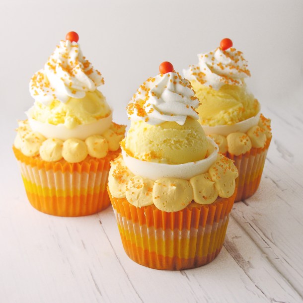 Orange Creamsicle Cupcakes
