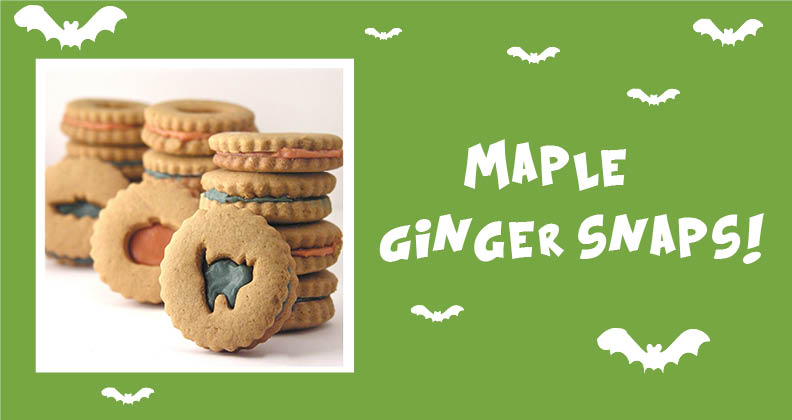 halloween ginger cookies