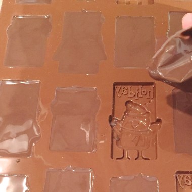 Chocolate molds for Christmas