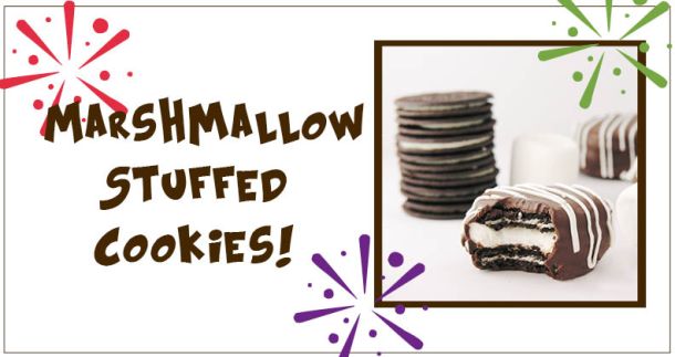 Marshmallow Stuffed Oreos