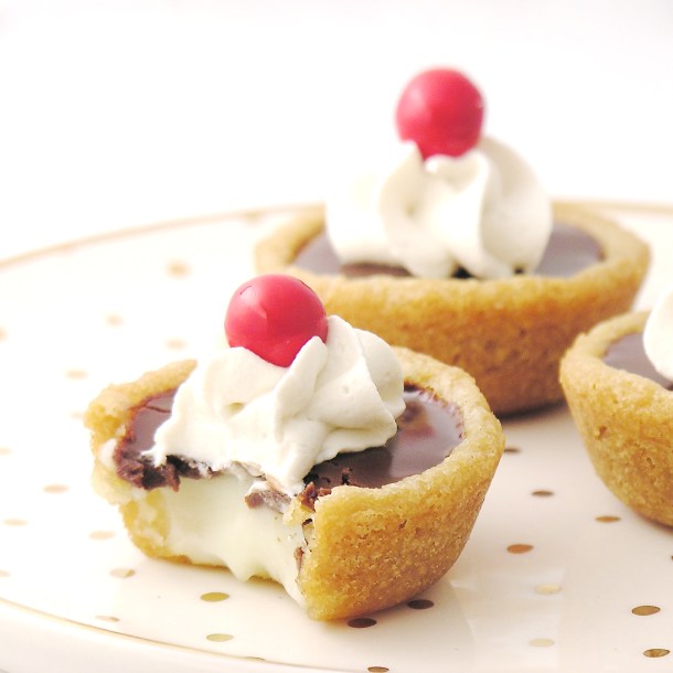 boston cream cookie cups