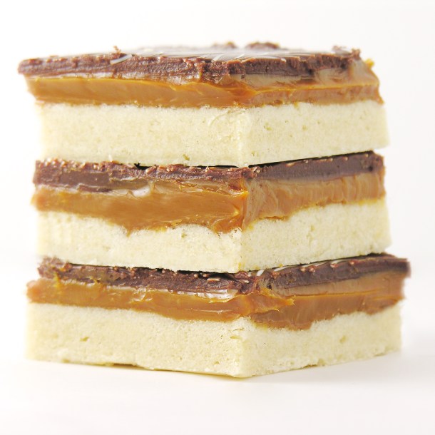 Caramel Shortbread bars